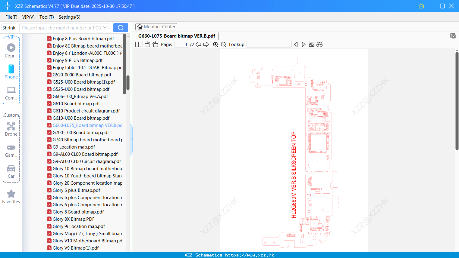 Huawei G660-L075_Board Bitmap VER.B